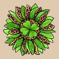Lucky Leopard St Patricks Sunflower Heavyweight Sweatshirt | Teevron