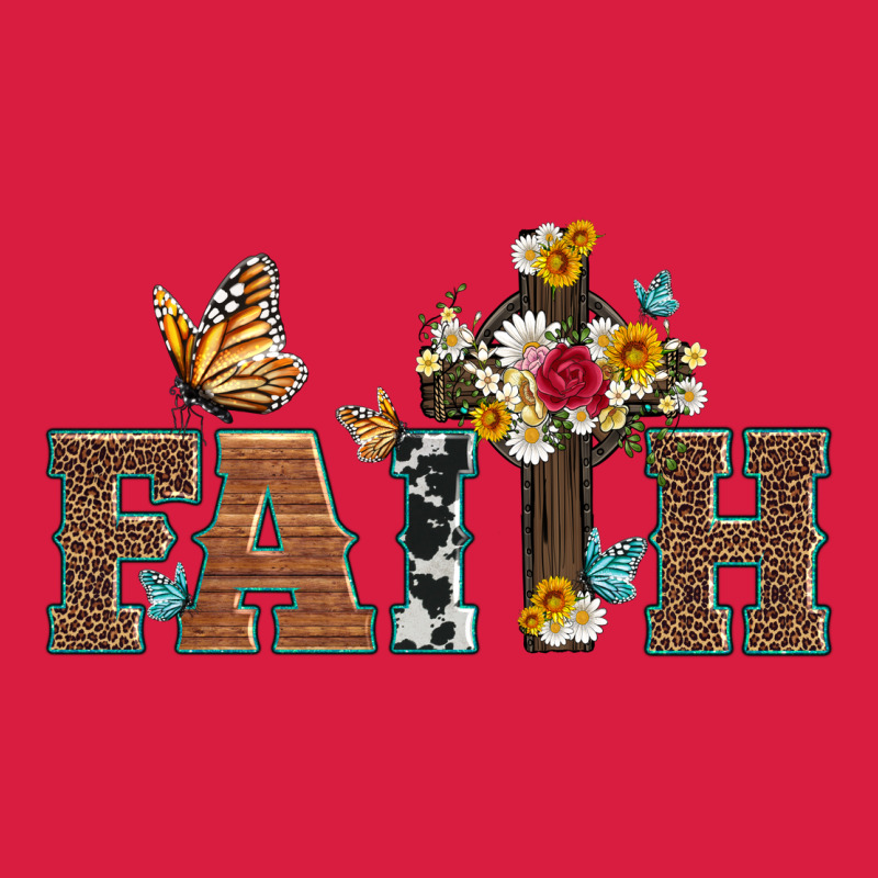 Faith Cross And Butterfly With Sunflower Leopard And Roses Premium Hoodie by Artiststas | Teevron