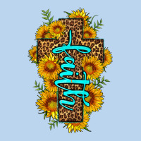 Faith Sunflower Leopard Cross Olivia Classic Tee | Teevron