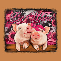 Be Mine Valentine's Day Pigs Heavyweight Hoodie | Teevron