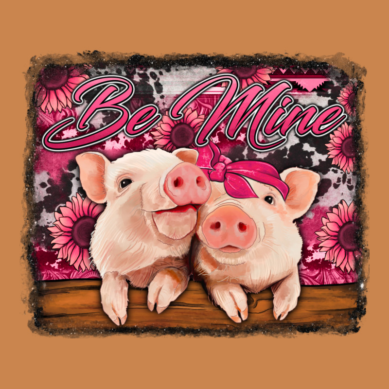 Be Mine Valentine's Day Pigs Heavyweight Hoodie by Jasminsmagicworld | Teevron