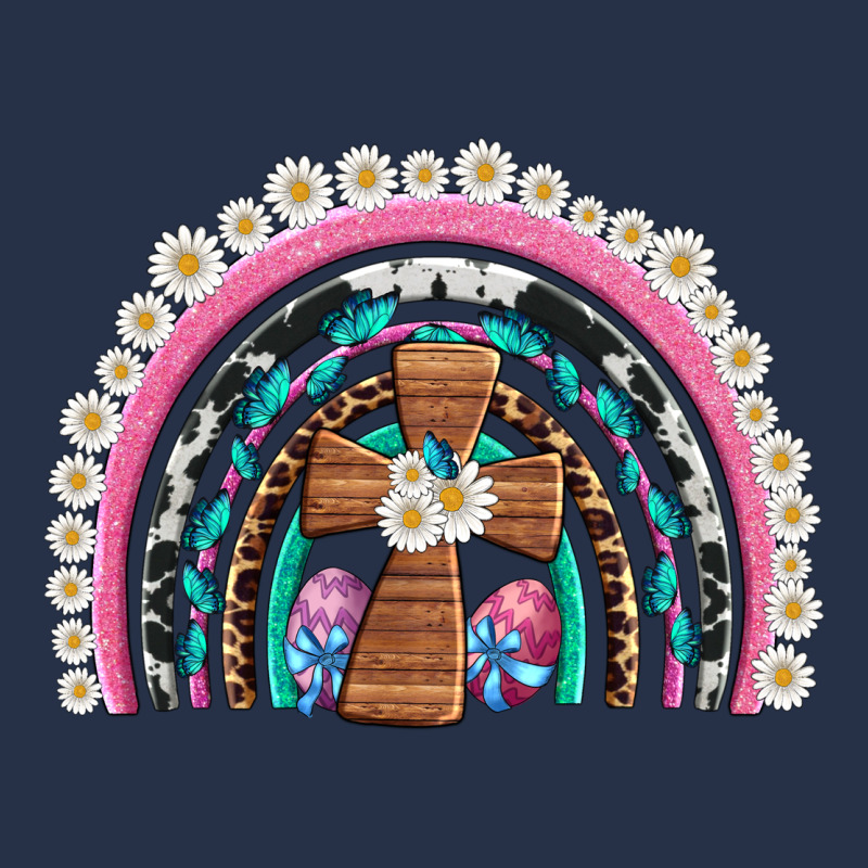 Easter Cross Daisy Egg Rainbow Premium Hoodie by Artiststas | Teevron