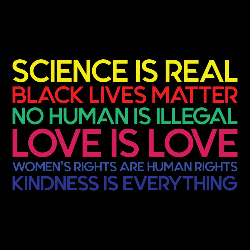 Anti Trump Science Is Real Black Lives Matter T Shirt Long Sleeve Tee by artisFamous | Teevron