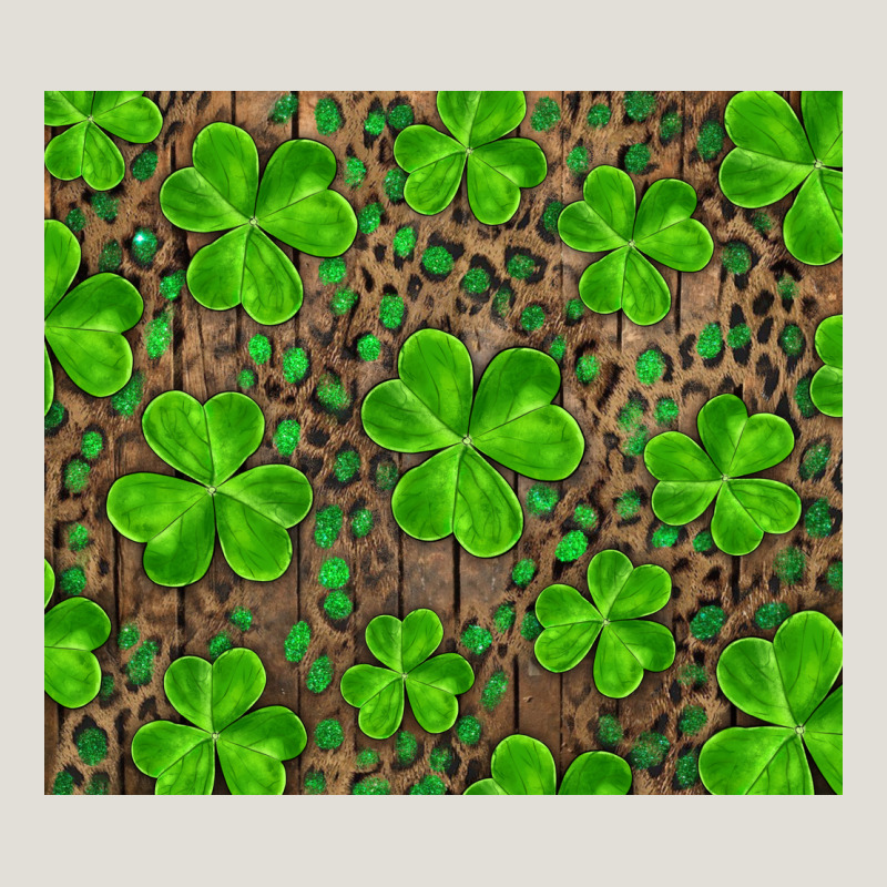 Shamrock And Leopard Heavy Core Tee by RanaPortraitStore | Teevron
