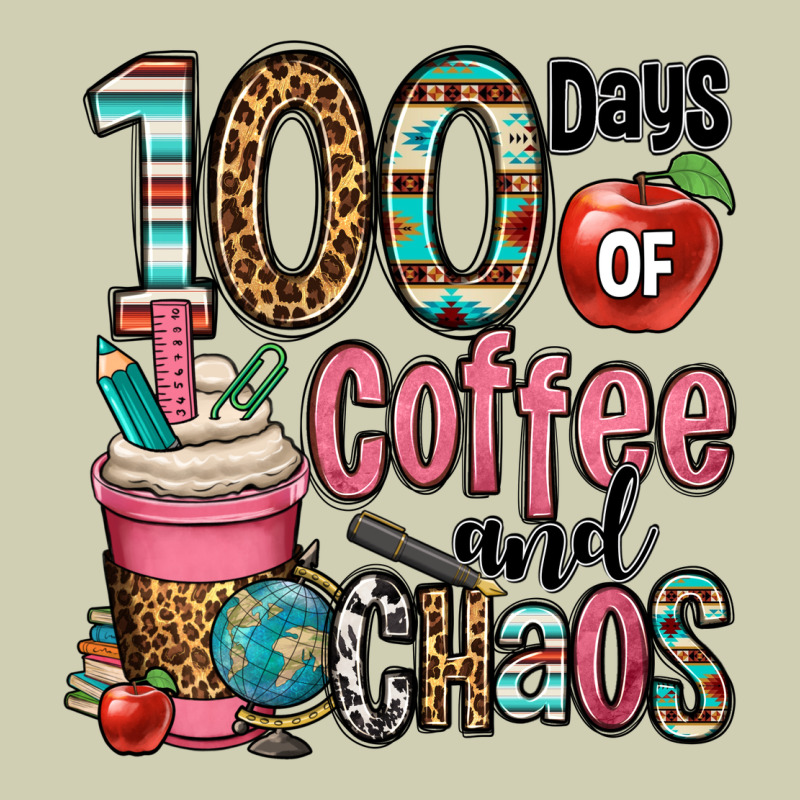 Hundred Days Of Coffee And Chaos Heavy Core Tee by OliviaCreatesArt | Teevron