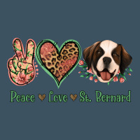 Peace Love St. Bernard Urban Hoodie | Teevron