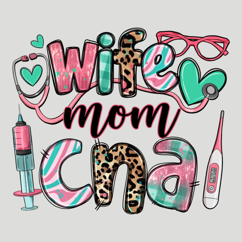 Wife Mom Cna Certified Nursing Assistant Zipper Hoodie by RanaPortraitStore | Teevron