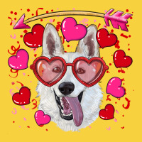 Valentine's Day  White Shepherd Premium Sweatshirt | Teevron