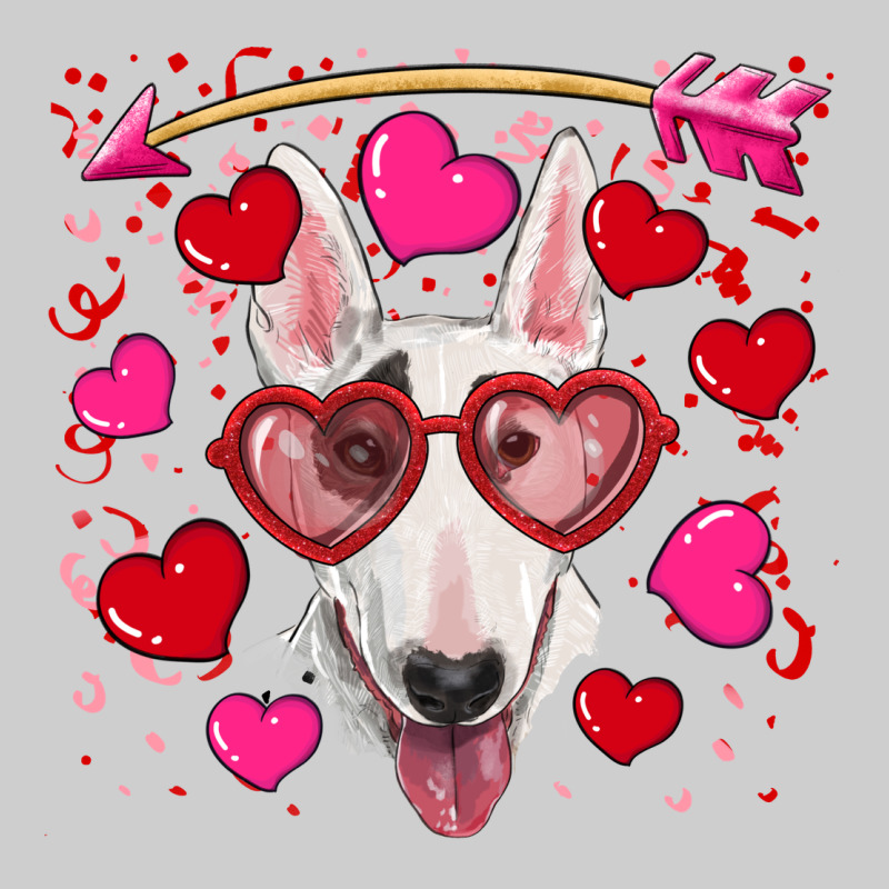 Valentine's Day  Bull Terrier Premium Sweatshirt by RanaPortraitStore | Teevron