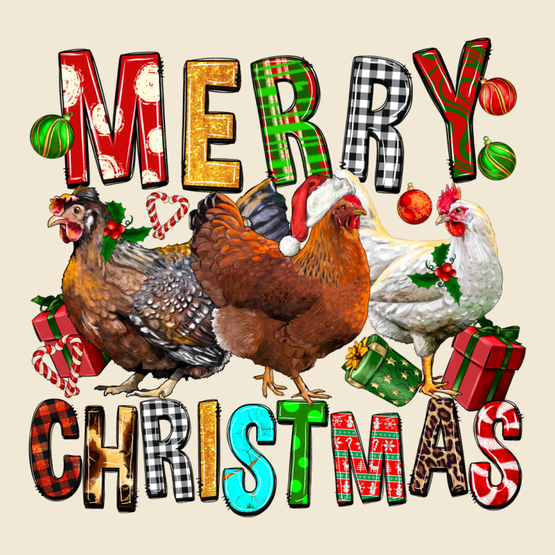 Merry Christmas Chickens Ladies Tee by FaDigitalArtStudio | Teevron
