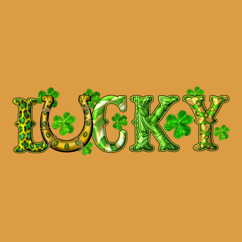 St. Patrick's Day Lucky With Clovers And Horseshoe Urban Heavy Tee by RanaPortraitStore | Teevron