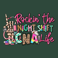Rockin The Night Shift Cna Life Zipper Hoodie | Teevron