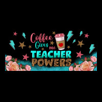 Coffe Gives Me Teacher Powers Libbey Glass Ladies Tee | Teevron