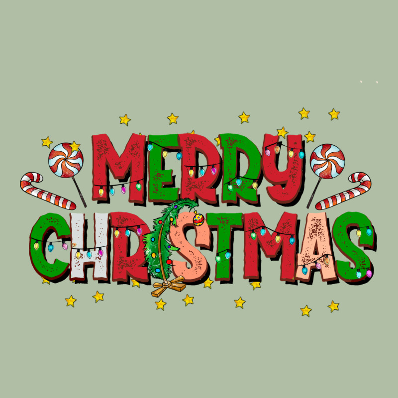 Festive Merry Christmas Greeting Urban Heavy Tee by CowhideDigitalArt | Teevron
