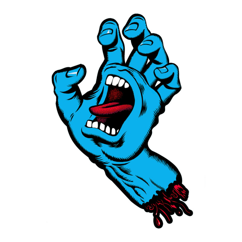 Santacruz Screaming Hand Long Sleeve Tee by artisFamous | Teevron