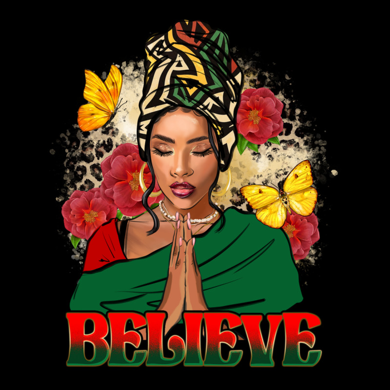 Believe Black Woman Premium Tee by FaDigitalArtStudio | Teevron