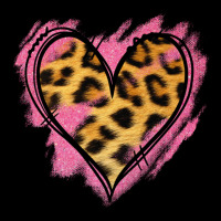 Leopard Pink Glitter Heart Urban Hoodie | Teevron