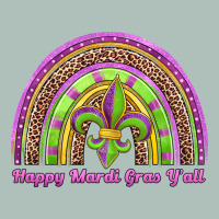Happy Mardi Gras Y'all Rainbow Heavyweight Hoodie | Teevron