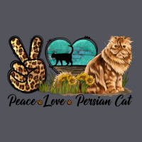Peace Love Persian Cat Vintage Hoodie | Teevron