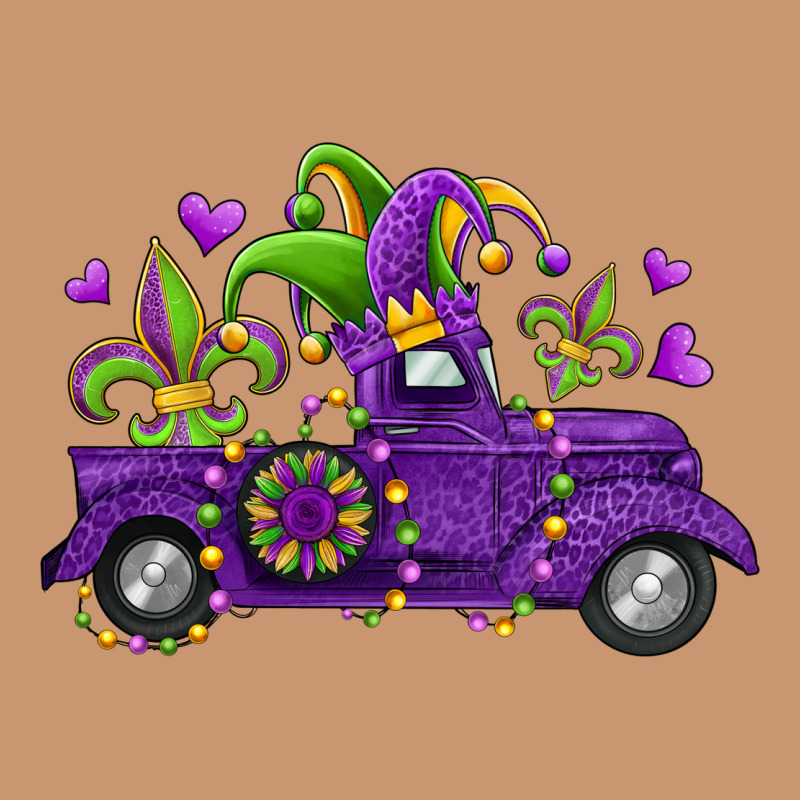 Mardi Gras Truck Heavyweight Hoodie by Jasminsmagicworld | Teevron