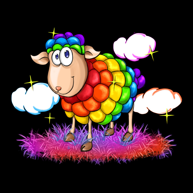 Rainbow Sheep Pride Premium Tee by FaDigitalArtStudio | Teevron