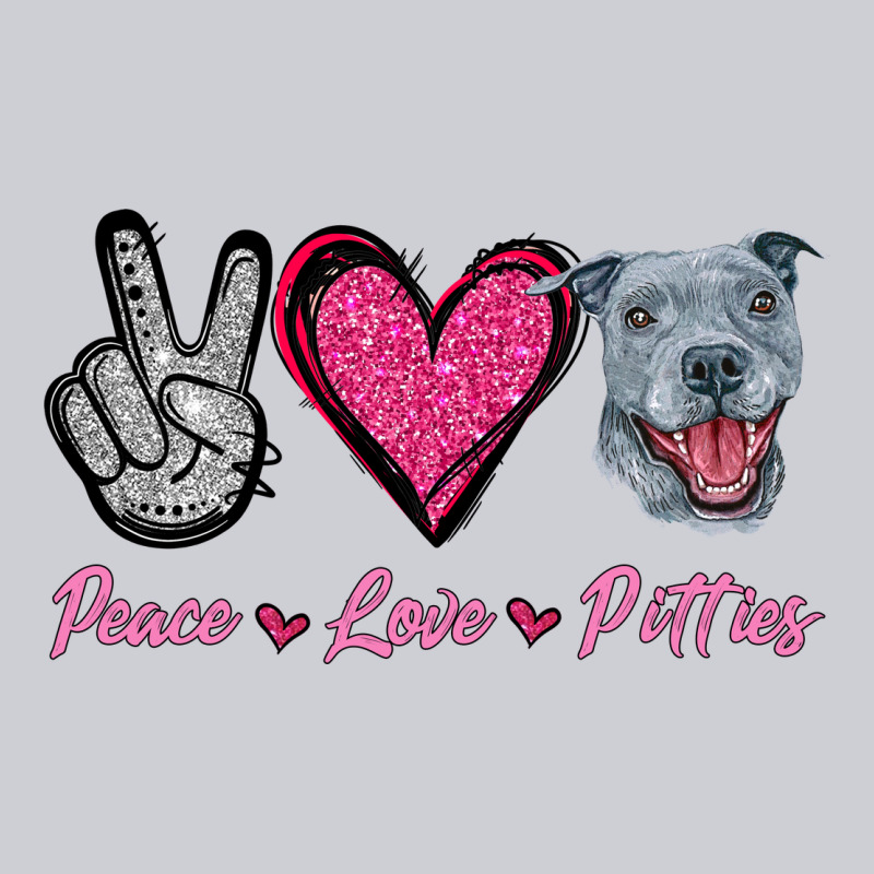 Peace Love Pitties Urban Hoodie by Jasminsmagicworld | Teevron