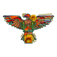 thunderbird  wild soul with sunflower serape aztec | Teevron