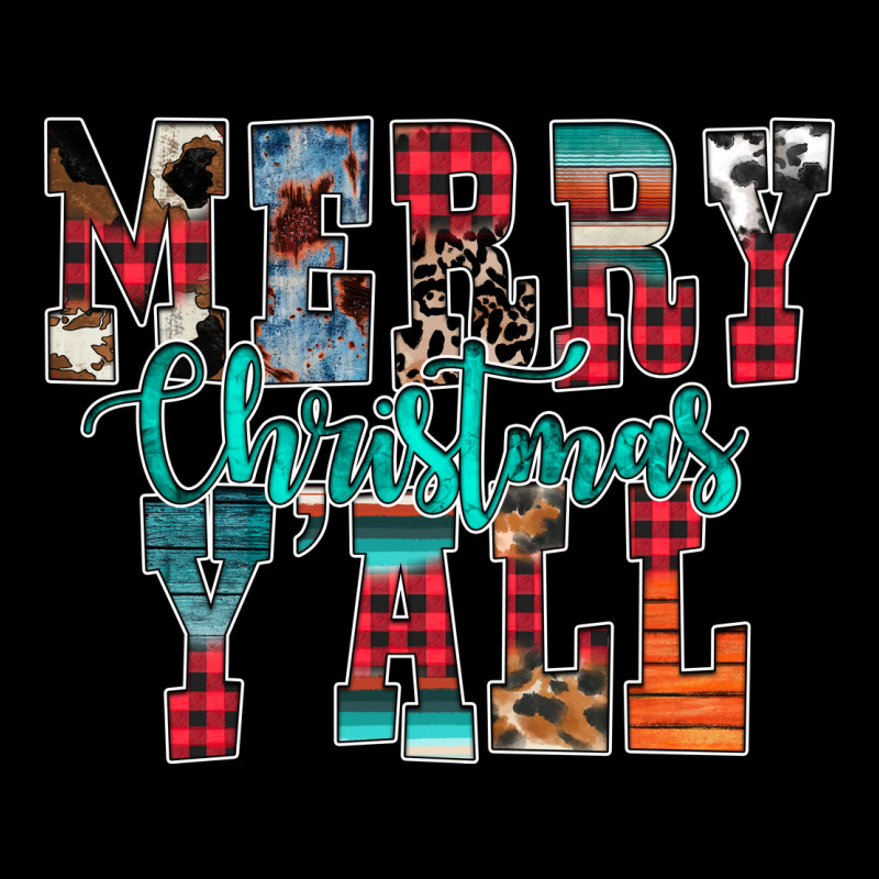 Merry Christmas Y'all Long Sleeve Tee by CowhideDigitalArt | Teevron