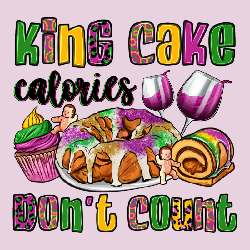 King Cake Calories Don't Count Mardi Gras Classic Tee by OliviaCreatesArt | Teevron