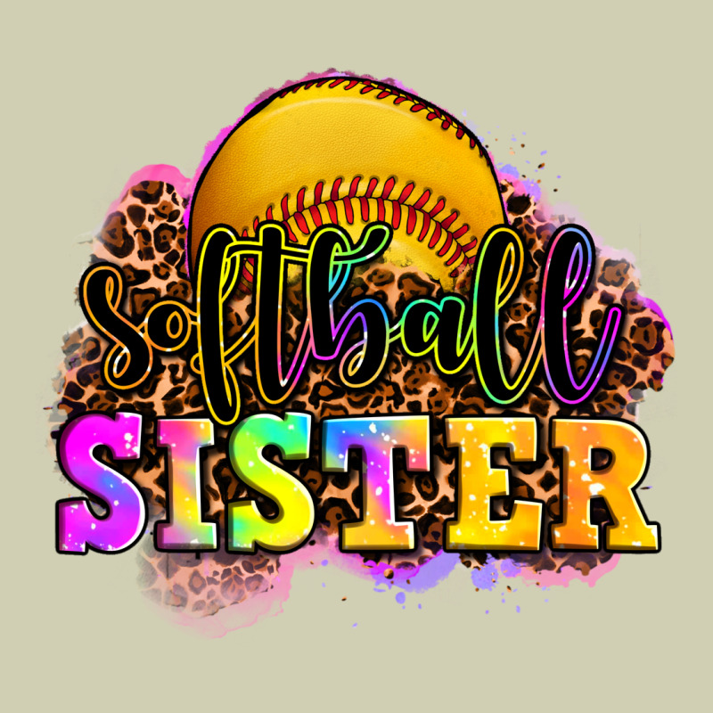 Softball Sister Heavy Core Tee by OliviaCreatesArt | Teevron