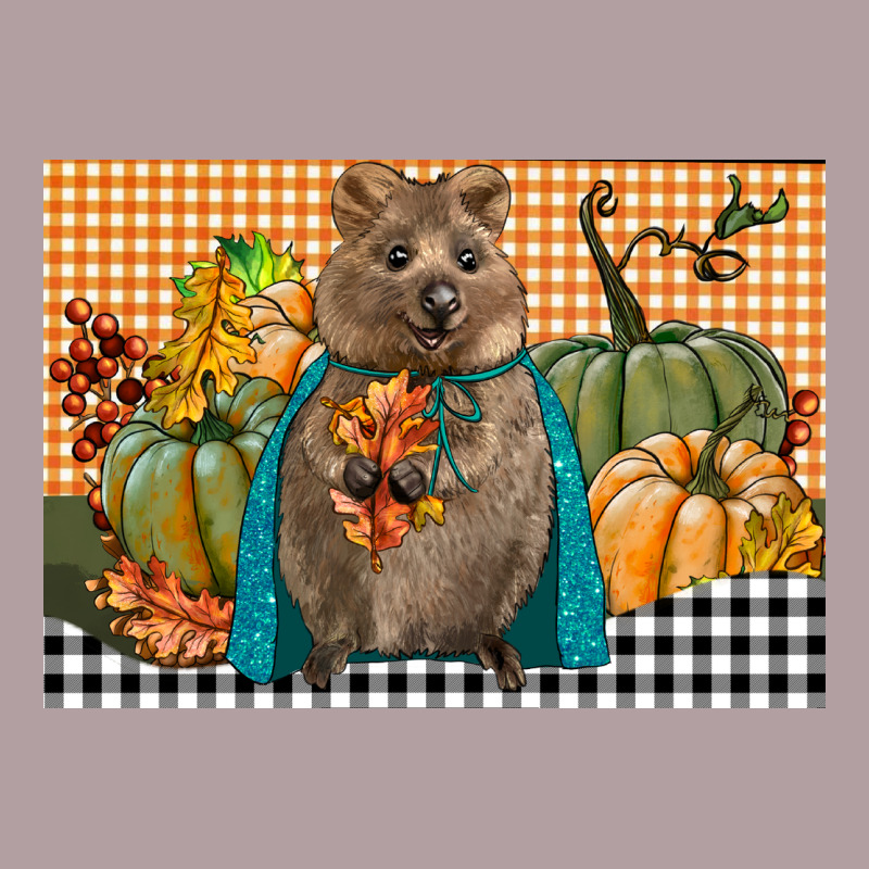 Fall Quokka Vintage Hoodie by LillyAllenDesigns | Teevron