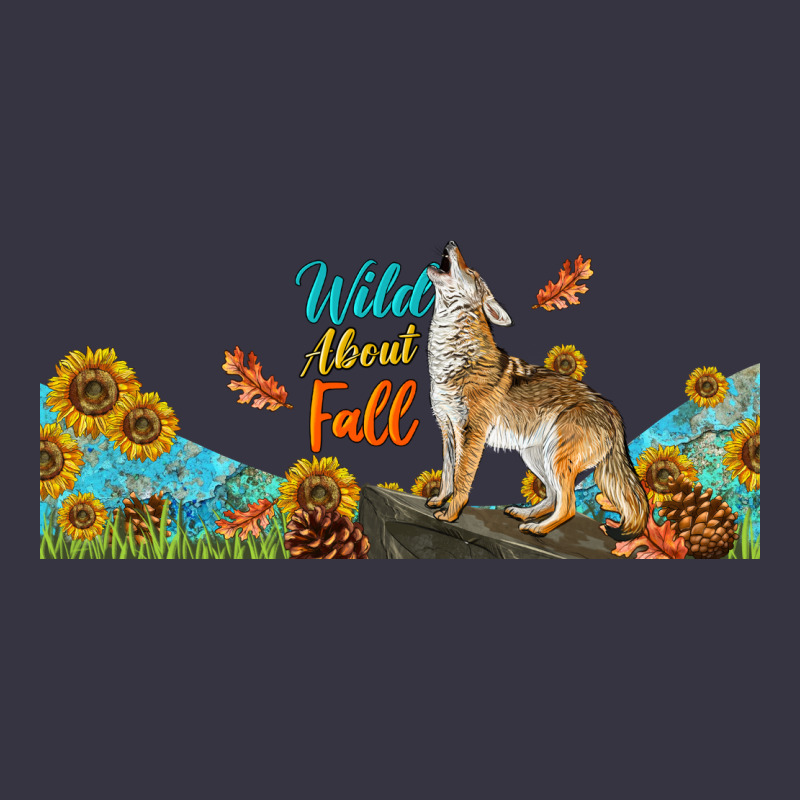 Wild About Fall Coyote Vintage Hoodie by LillyAllenDesigns | Teevron