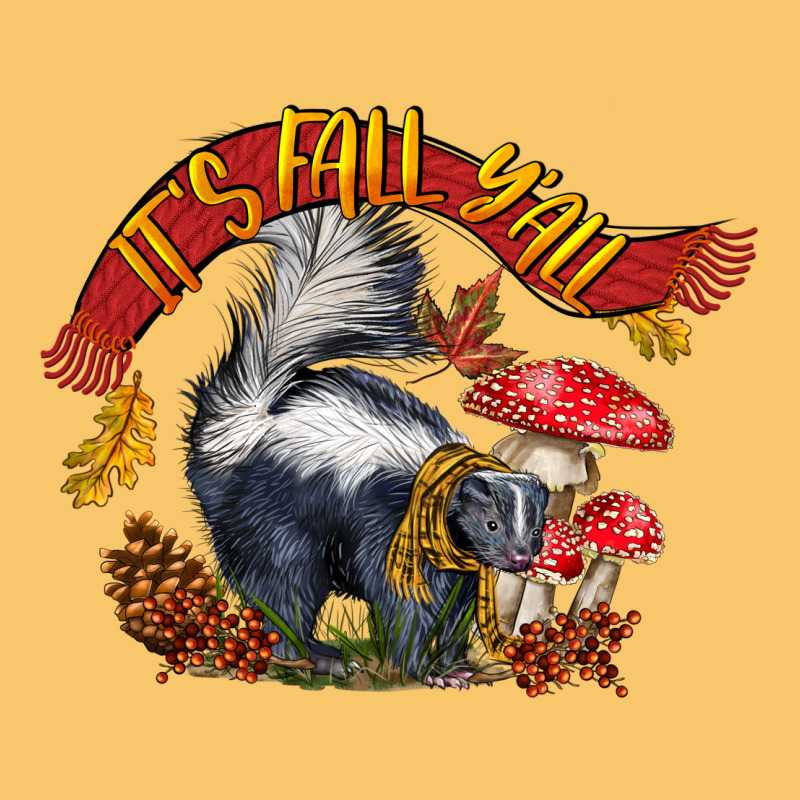It's Fall Y'all Skunk Vintage Hoodie by LillyAllenDesigns | Teevron