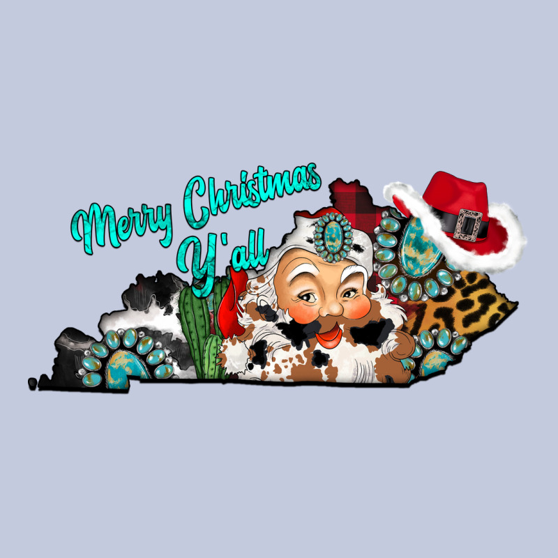 Merry Christmas Y'all Kentucky Long Sleeve Tee by CowhideDigitalArt | Teevron