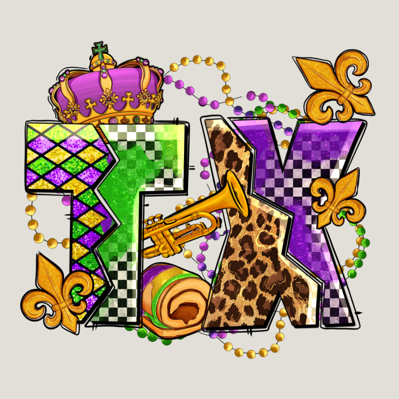 Texas Mardi Gras Olivia Heavy Core Tee by OliviaCreatesArt | Teevron