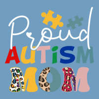 Proud Autism Mom Leopard Pattern Design Autism Awa Urban Heavy Tee | Teevron