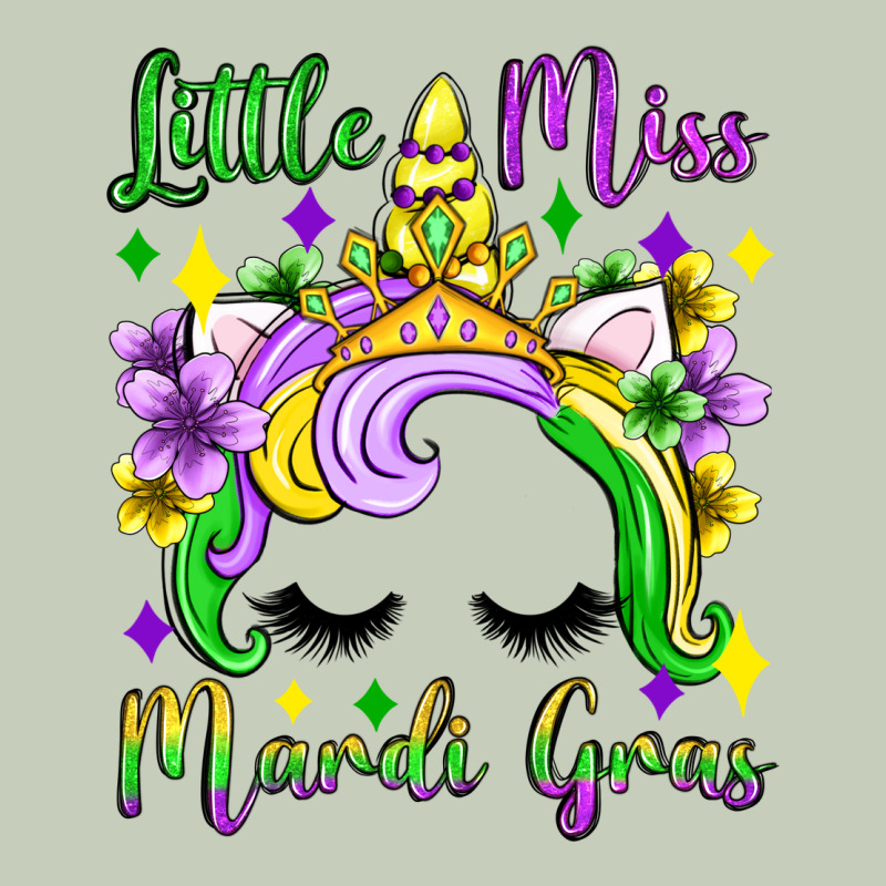 Little Miss Mardi Gras Unicorn  Olivia Classic Tee by OliviaCreatesArt | Teevron