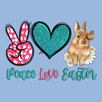 Peace Love Easter With Bunny And Butterfly Premium Hoodie | Teevron