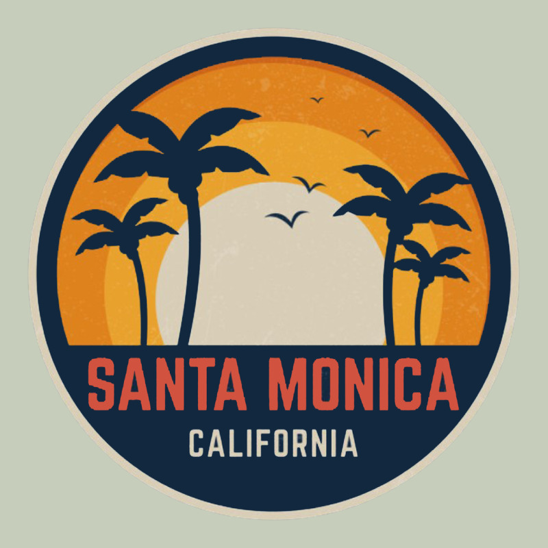 Santa Monica California Long Sleeve Tee by artisFamous | Teevron