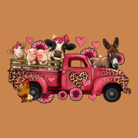 Valentines Day Leopard Farm Animals Truck Heavyweight Hoodie | Teevron