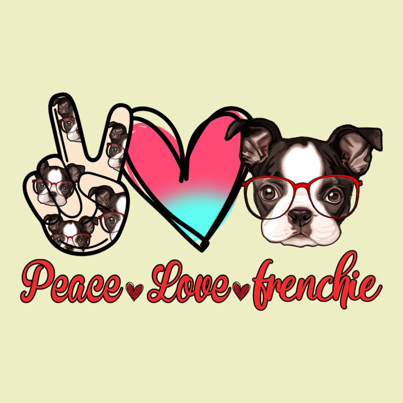 Peace Love Frenchie Urban Hoodie by Jasminsmagicworld | Teevron