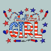 All American Girl Doodle Letters Heavy Core Tee | Teevron