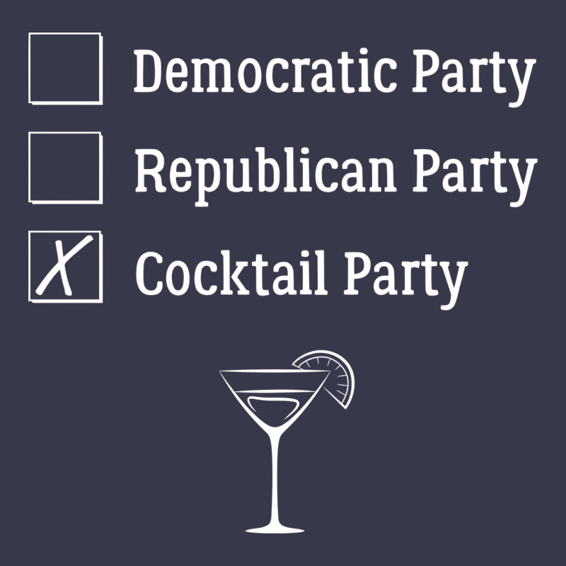 Democratic Republican Cocktail Party Funny Long Sleeve Tee by artisFamous | Teevron