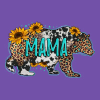 Mama Bear Sunflowers Leopard Cowhide Mother's Day Premium Sweatshirt | Teevron