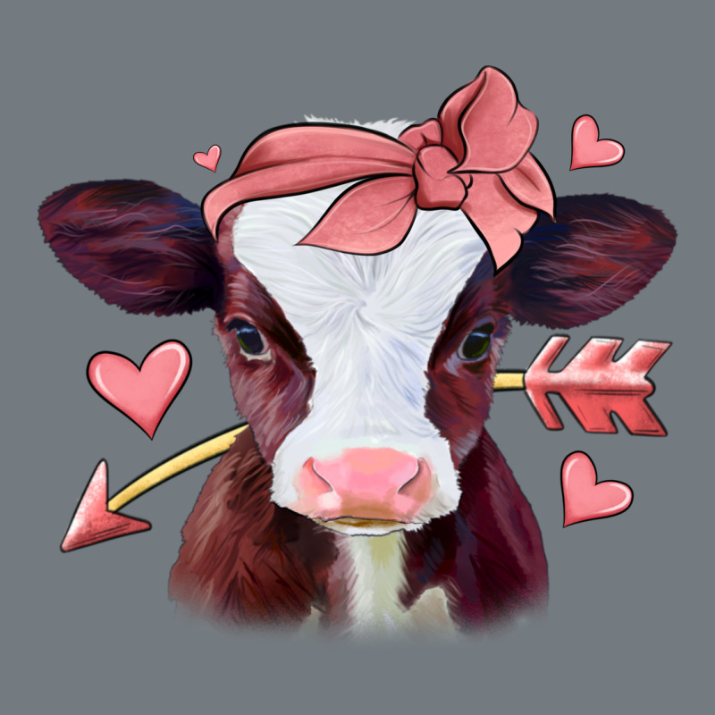 Valentines Day Baby Calf Heavyweight Sweatshirt by Jasminsmagicworld | Teevron