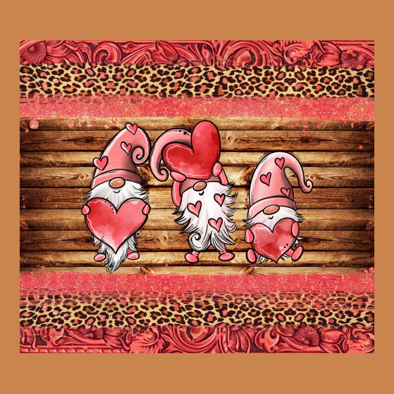 Valentines Day Gnomes Leopard Heavyweight Hoodie by Jasminsmagicworld | Teevron
