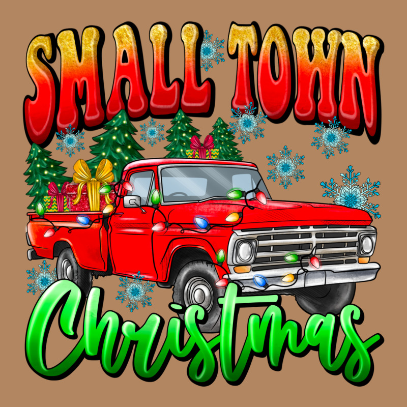 Small Town Christmas Long Sleeve Tee by CowhideDigitalArt | Teevron
