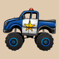 Police Car Monster Truck Heavyweight Sweatshirt | Teevron