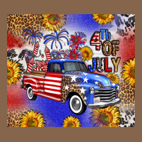 Fourth Of July Sunflowers Truck Premium Tee | Teevron