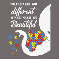 Autism Different Makes You Beautiful Urban Heavy Tee | Teevron